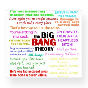 Big Bang Quotes Wine Label
