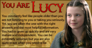 Which Chronicles Of Narnia Character are you?