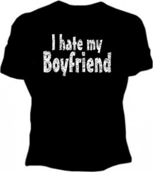 Hate My Boyfriend Girls T-Shirt