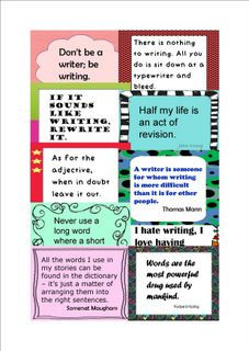 Inspire your students with these 50 quotes about writing by writers ...