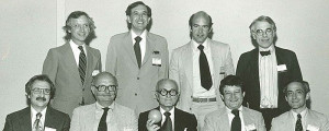 ... Charles Gwathmey, Peter Eisenman. Bottom row from left: Frank Gehry