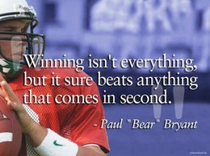 Winning isn't everything...