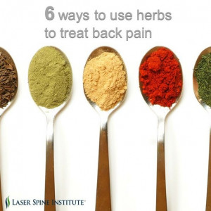 Try herbs and spices for back pain relief