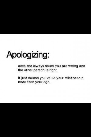 Wise apologize quote