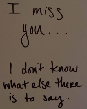 miss you quote - All Quotes Collection