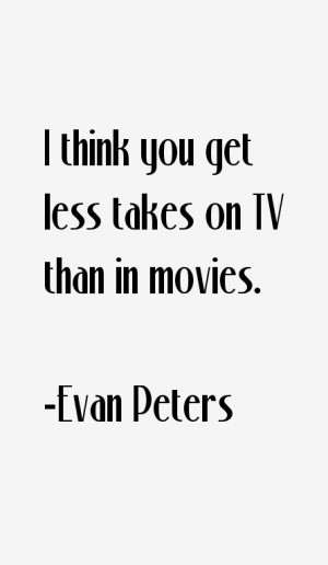 Evan Peters Quotes amp Sayings