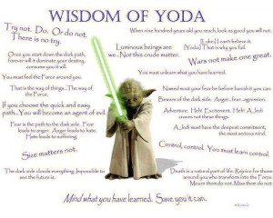 Lessons From Yoda: Fear is the path to the dark side….