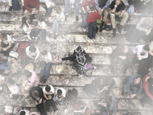 Alone In A Crowd Quotes Sometimes we all feel alone in