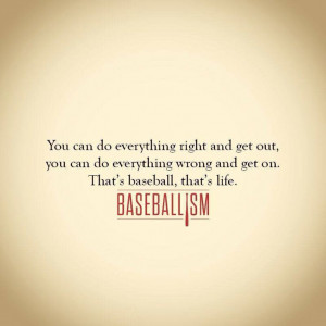 ... lose or lose and still win. Baseball teaching life lessons at its best