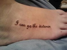 My 3rd tattoo, Done at Dreamline in Rockford, IL. It's a quote from my ...