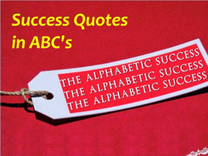 Success Quotes in ABC's PPT download