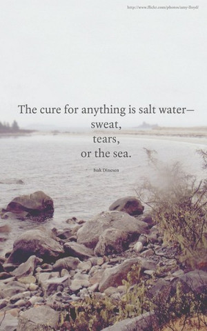 ... with great quotes-- some fun, some introspective. #water #quote #ocean