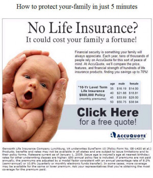 com 2009 08 27 free term life insurance quotes no life insurance