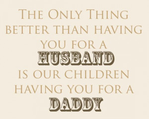 8x10 Dad & Husband Gift Print Quote DIY Printable Home Decor Father's ...