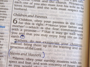 Children Obey Your Parents in the Lord...