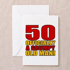 Birthday 50 Year Old Man Greeting Cards