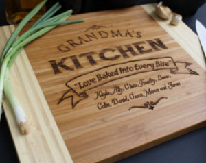 Personalized Cutting Board, Custom Cutting Board, Grandma's Kitchen ...