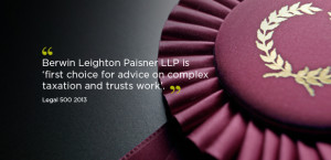 Legal 500 quote - first choice for complex tax and trusts work