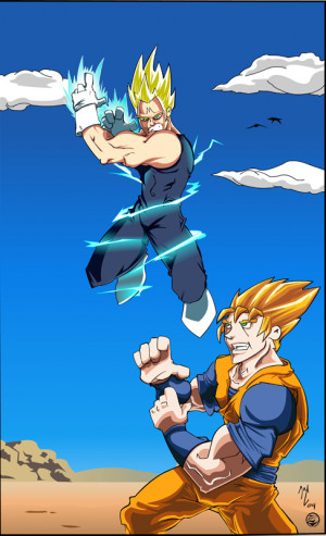 Majin Vegeta Ssj Goku Tpmde
