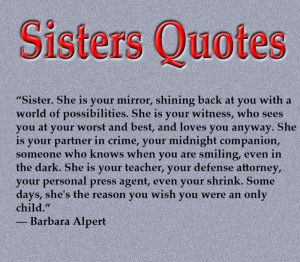 Sister Quotes