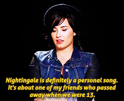 Demi Lovato Lyric Quotes Tumblr From demi lovato nightingale