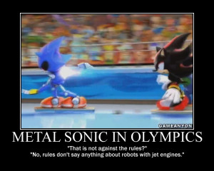 Heartless Metal Sonic Metal sonic motivational poste