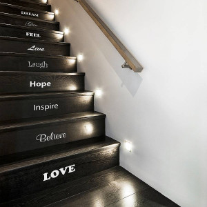 Turn your staircase into an inspirational place with this set of 9 ...
