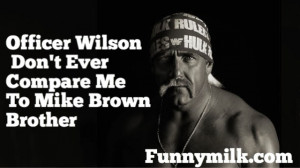 Hulk Hogan Highly upset with officer Wilson because of comments