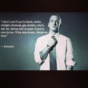 are so many terrified of anything different to them? :/ #eminem #quote ...