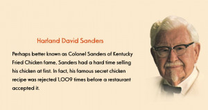 Colonel Sanders (Harland David Sanders 1890-1980) was a southern ...