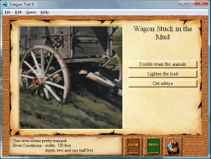 The Oregon Trail is an educational computer game developed by Don ...