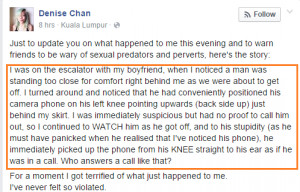 Peeping Tom In Local KL Mall Spurs Online Debate About Wearing Short ...