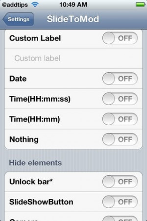 SlideToMod: Customize Your Lockscreen & Unlock Slider [Cydia Tweak]