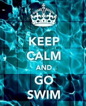 Poster Swimming Quotes Funny