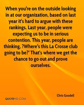... contention. This year, people are thinking, ?Where's this La Crosse