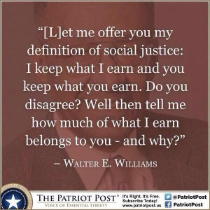 love Walter Williams writings and philosophies. Both the left and ...