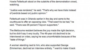 GEORGE Zimmerman did not murder Trayvon Martin. The verdict has been ...