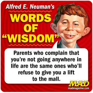 Alfred E. Neuman's Words of 