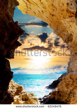 Inside of mainsail. Nature composition. - stock photo