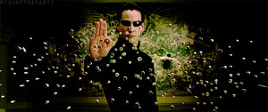 the matrix keanu reeves neo animated GIF
