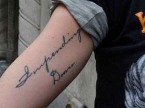 Inner Arm Lettering Tattoo Tattoo Lettering Design for Ladies