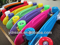 Frisky Mini Cruiser Skateboard Multiple Color Plastic Board 22