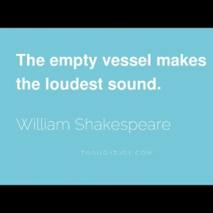You don't have to be loud, boisterous or rude to be knowledgeable ...