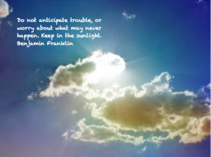 benjamin franklin, quotes, sayings, trouble, relax
