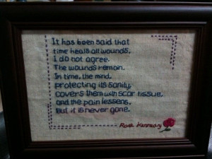 ... mixed media textile art cross stitch art cross stitched quote cloth
