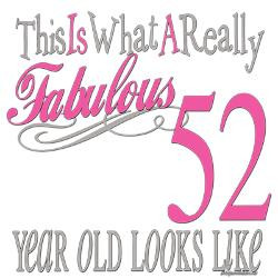 fabulous_52yearoldpng_greeting_cards_pk_of_20.jpg?height=250&width=250 ...