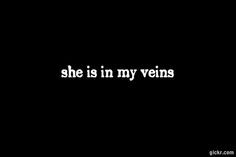 ... is in my veins. A machine gun Kelly lyric from the song 'lead you on