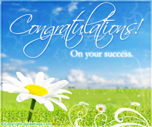 ... success cards, congratulation on success and congratulation ecards