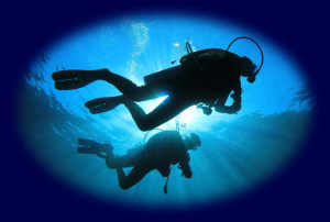 SCUBA Divers in the Ocean
