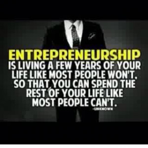 Make the sacrifice to gain the reward #entrepreneurship
